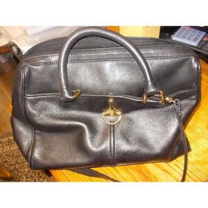 Black Leather Etienne Aigner Purse